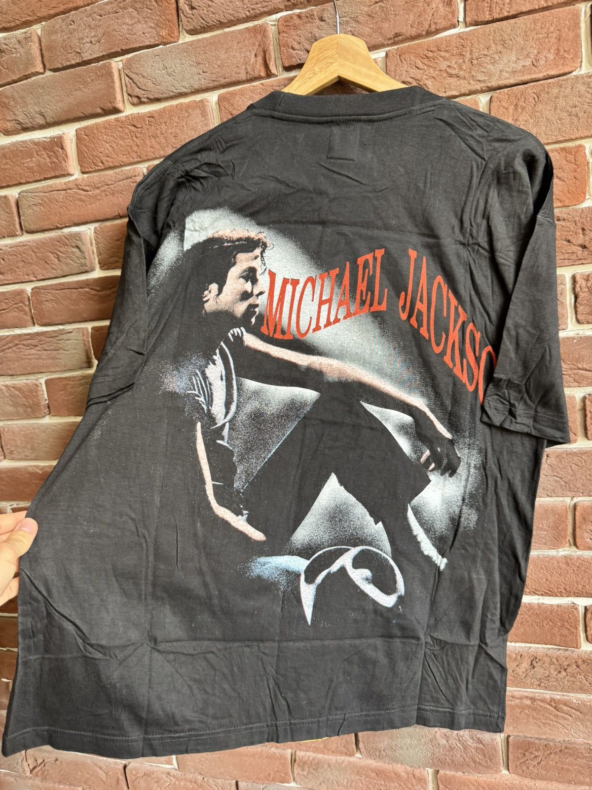 Band Tees Vintage 90s Michael Jackson Double Sided Pop Music Band Tee Size US L / EU 52-54 / 3 - 5 Thumbnail