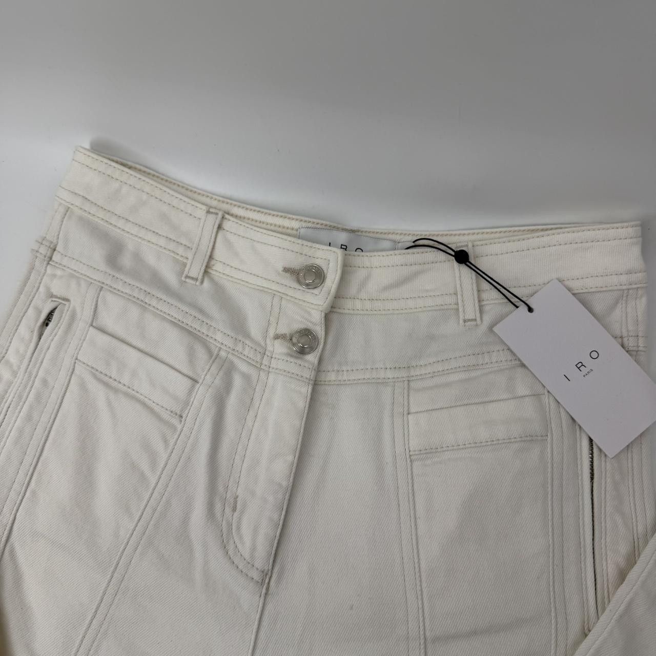 Iro IRO Paris Bentor High Rise Ivory Jeans EU 38 US 6 Zip Size 28" / US 6 / IT 42 - 2 Thumbnail