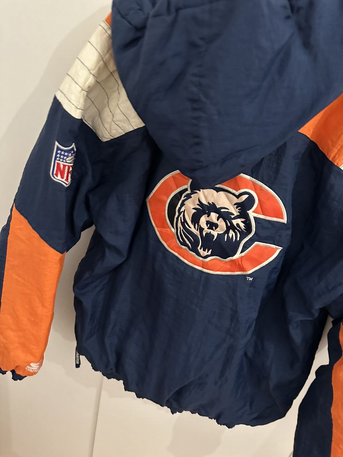 Starter Starter Jacke Chicago Bears Size XL Retro Vintage NFL Jacket Size US XL / EU 56 / 4 - 14 Thumbnail