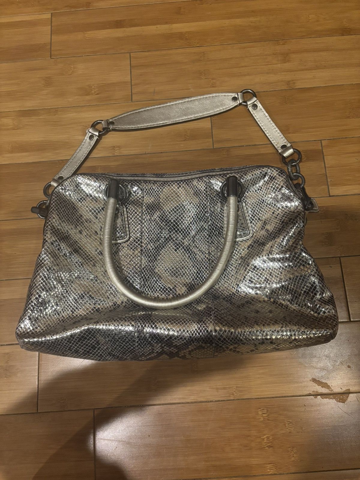 Coach Coach silver satchel with structured handle.ob-910 Size ONE SIZE - 5 Thumbnail
