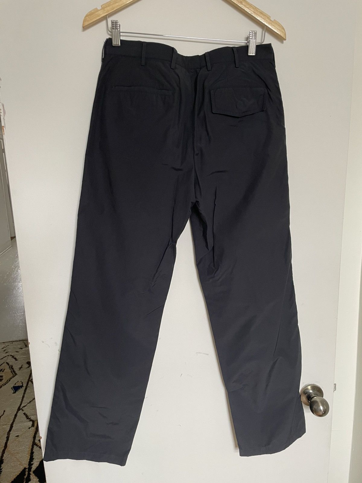 Prada Prada cotton nylon trouser dark navy Size US 30 / EU 46 - 2 Thumbnail