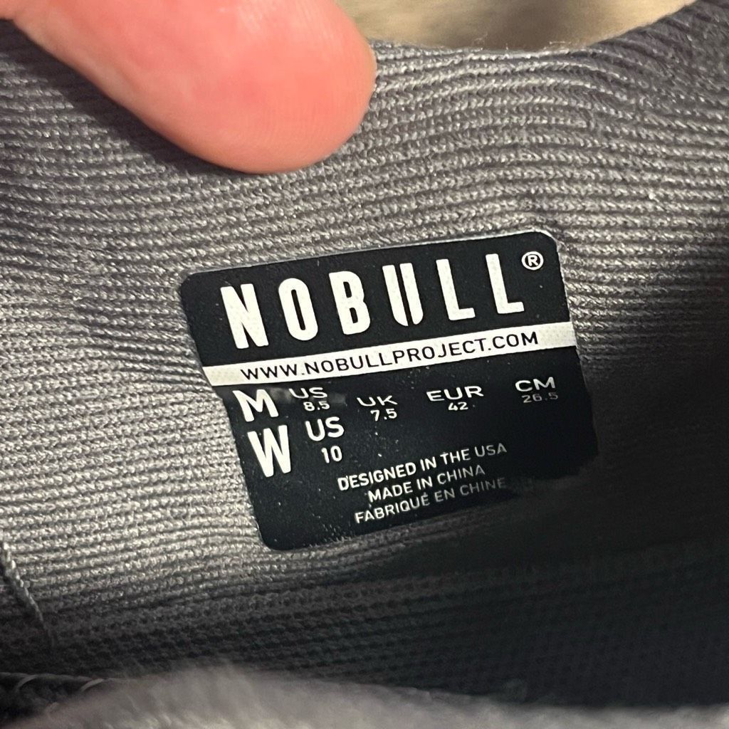 Nike NoBull Grey Athletic Workout Casual Shoe Men 8.5 or Women 10 Size US 8.5 / EU 41-42 - 7 Thumbnail