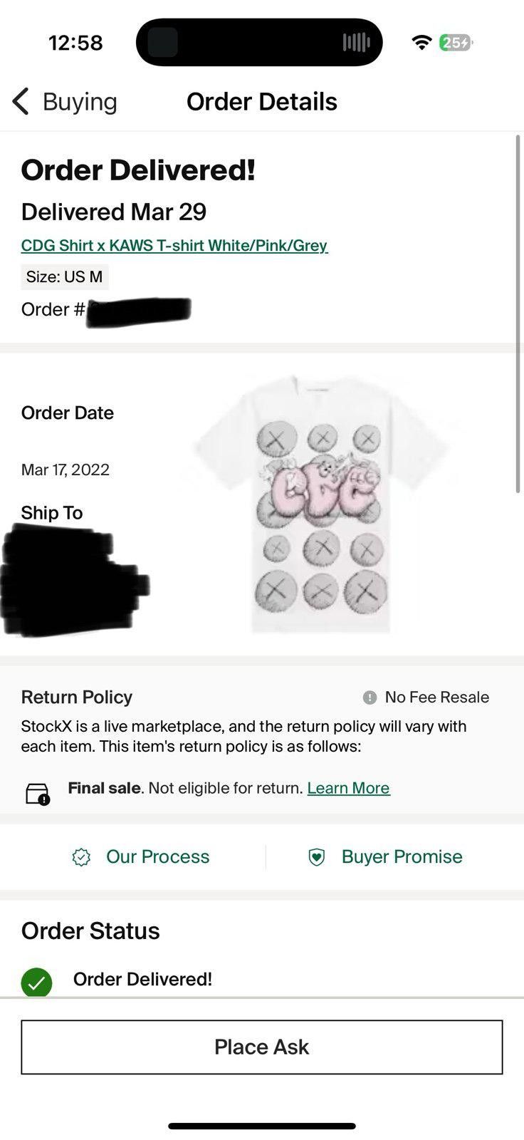 Kaws CDG Kaws Tee - White - M Size US S / EU 44-46 / 1 - 5 Thumbnail