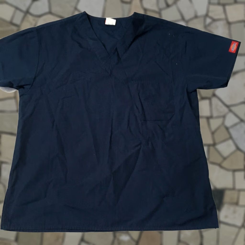 Dickies Dickies Scrub Top Womans XS Blue With Pocket Size US XS / EU 42 / 0 - 1 Thumbnail