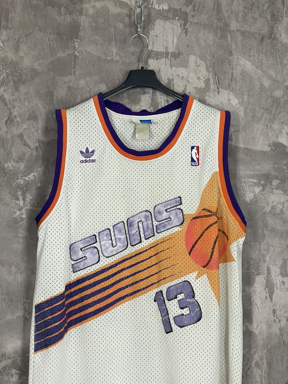 NBA × Vintage Phoenix Suns 13 Nash Purple NBA Jersey Size US XL / EU 56 / 4 - 3 Thumbnail