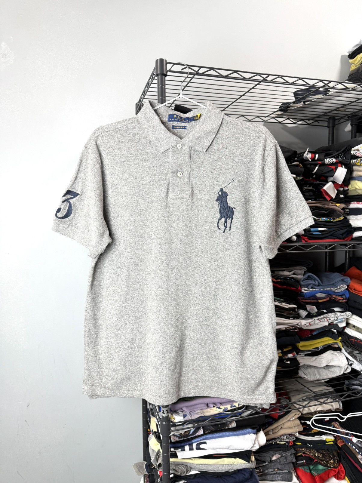 Polo Ralph Lauren Vintage Polo Ralph Lauren Polo Shirt Tee Kanye West Style Size US M / EU 48-50 / 2 - 1 Thumbnail