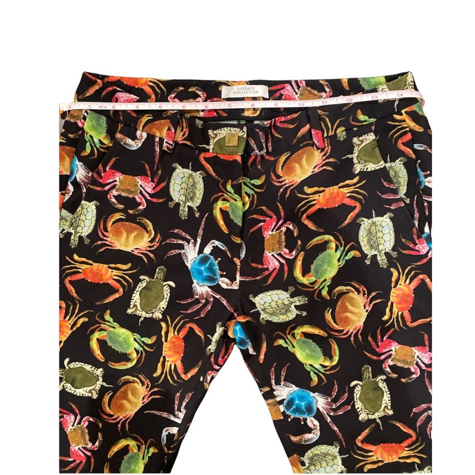 Versace Versace Collection Crabs print trousers SZ40 Size 28" / US 6 / IT 42 - 3 Thumbnail