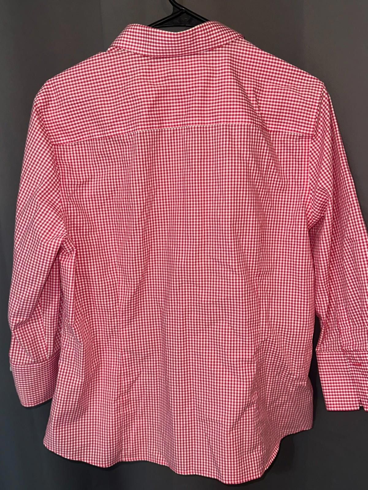 Jones New York Jones New York Signature – Red Check Shirt L Size L / US 10 / IT 46 - 6 Thumbnail