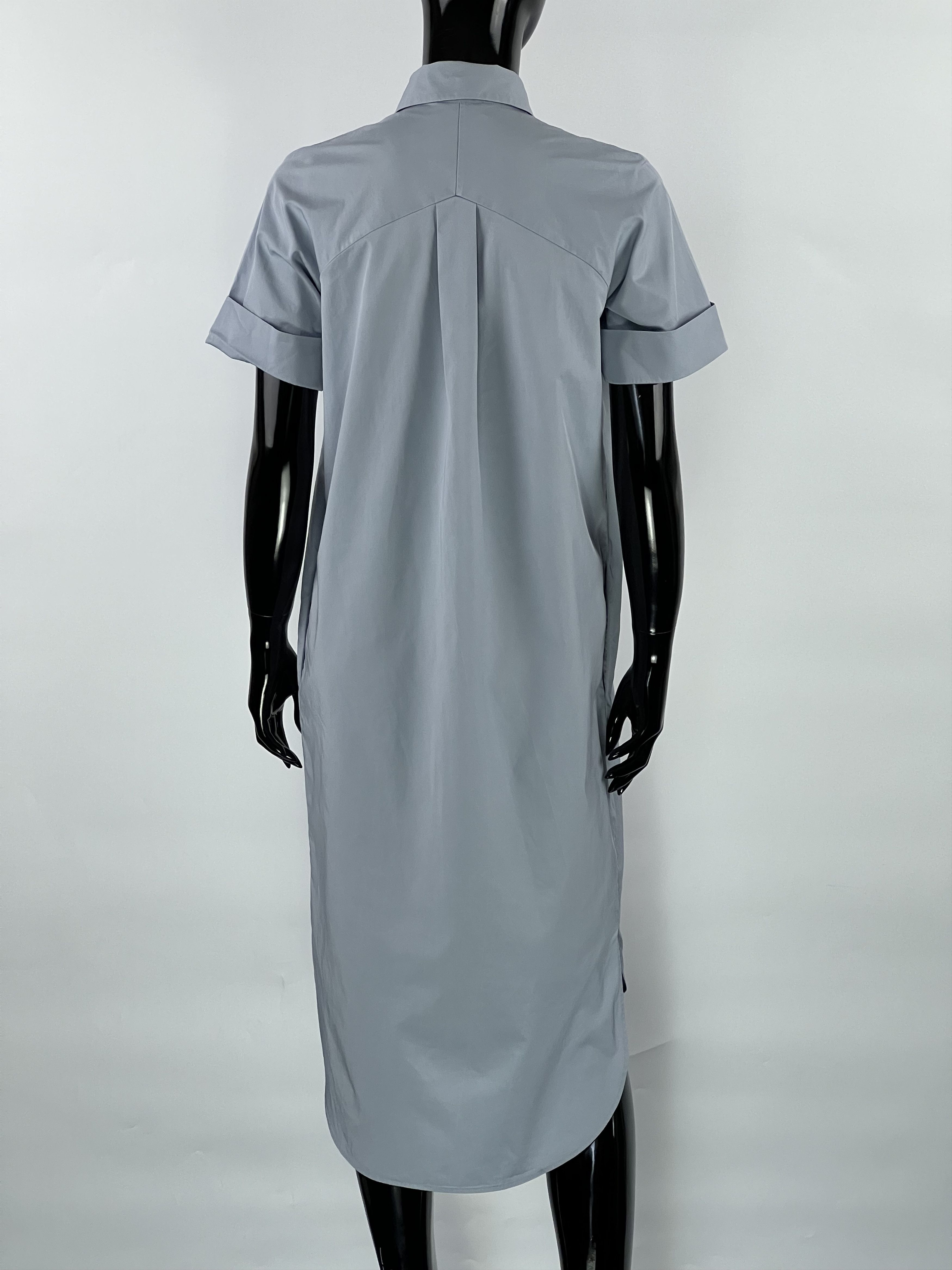Cos COS Light Blue Cotton Shirt Dress Size EU34 Size XS / US 0-2 / IT 36-38 - 3 Thumbnail