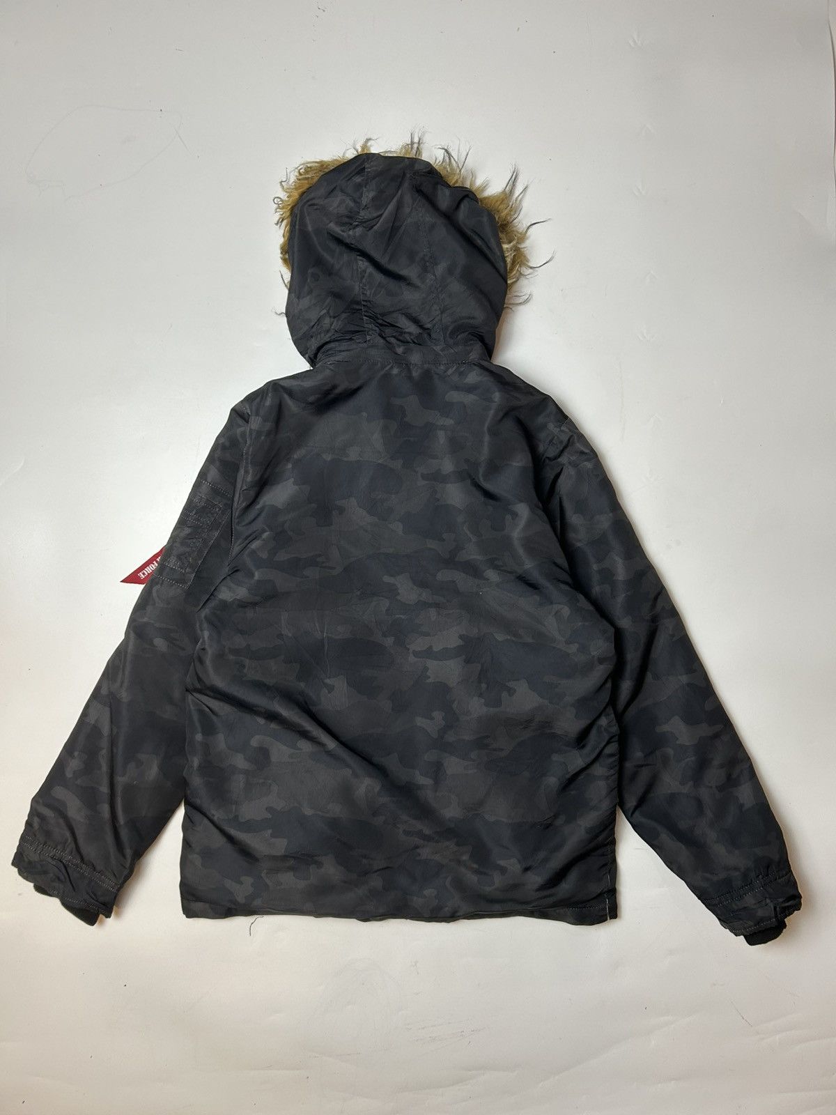 Other CISALPIN US AIR FORCE FAUX FUR HOODIE JACKET WITH GLOVE Size US XS / EU 42 / 0 - 4 Thumbnail