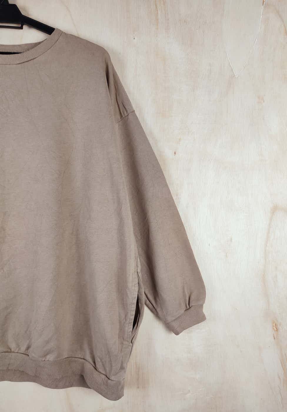 Japanese Brand Japan brand wording Let Shit Go Brown Sweatshirts #S2579 Size US L / EU 52-54 / 3 - 10 Thumbnail