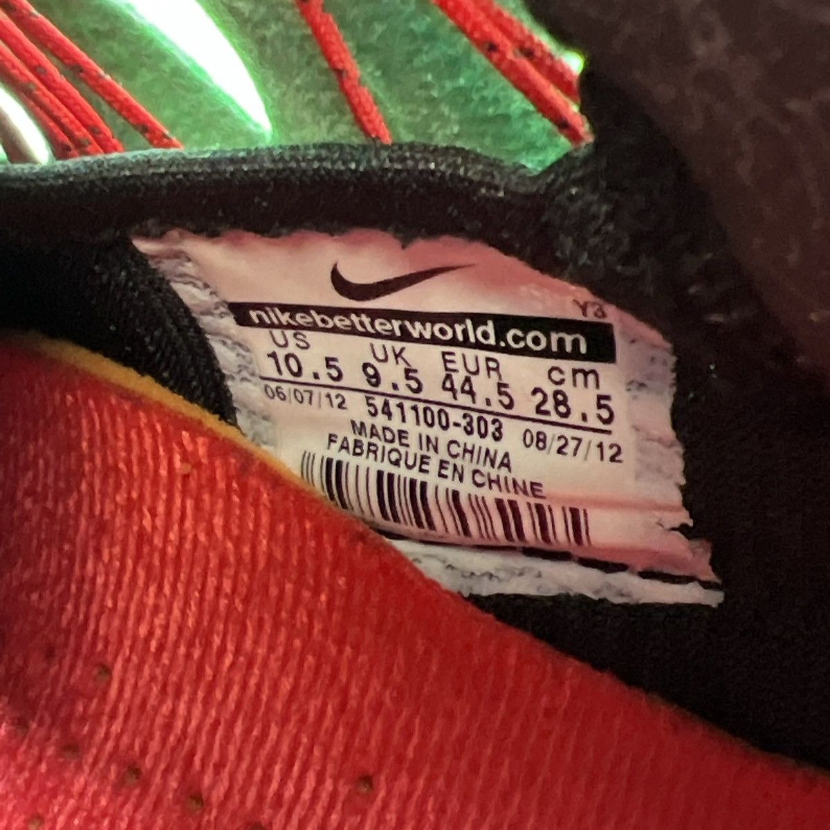 Nike Lebron 10 cutting Jade Size US 10.5 / EU 43-44 - 9 Thumbnail