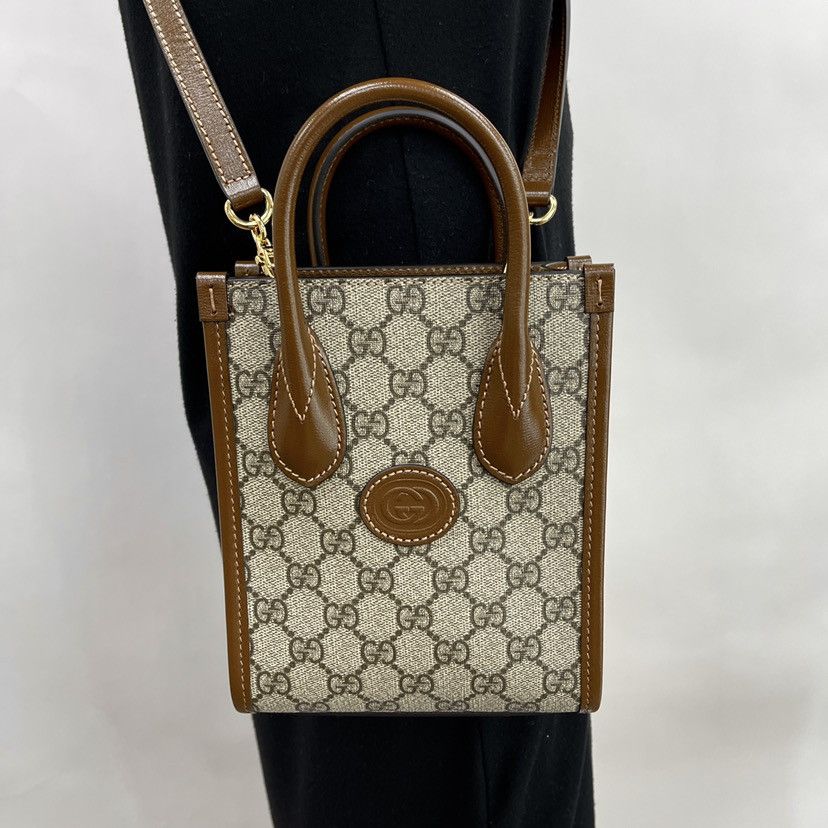 Gucci oc11z0226 Size: OS / Mini Tote Bag With Interlocking G Size ONE SIZE - 7 Thumbnail