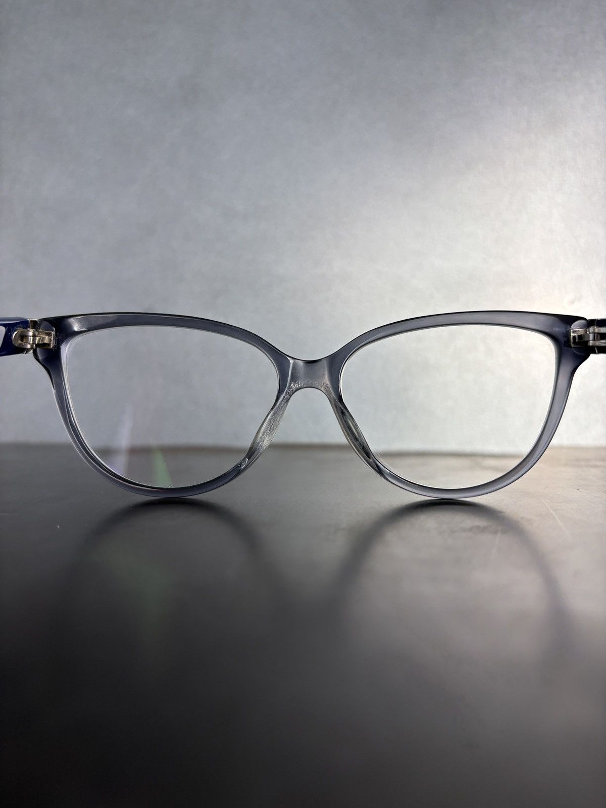 Jimmy Choo Jimmy Choo Eyeglasses Cat Eye Bold Librarian JC 226 Blue Y2K Size ONE SIZE - 8 Thumbnail