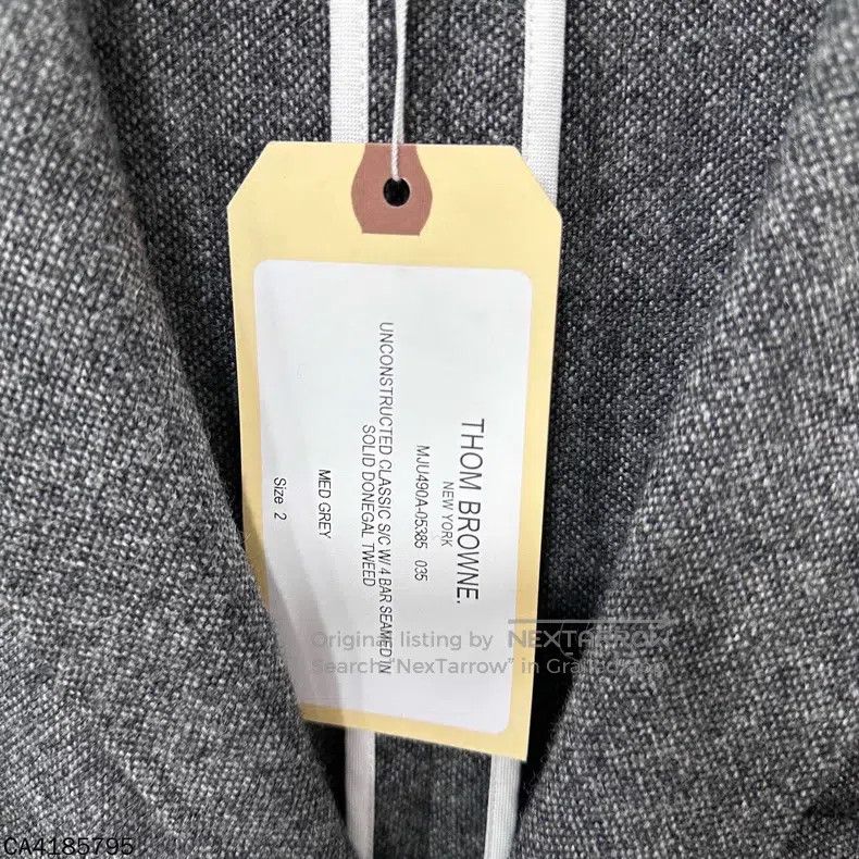 Thom Browne Thom Browne Woolen dark gray Jackets Size US M / EU 48-50 / 2 - 2 Thumbnail