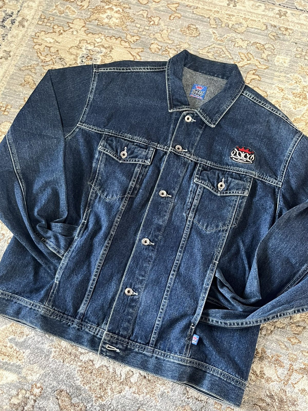 JNCO RARE 90’s MADE IN USA JNCO JEAN JACKET XXL Size US XXL / EU 58 / 5 - 6 Thumbnail