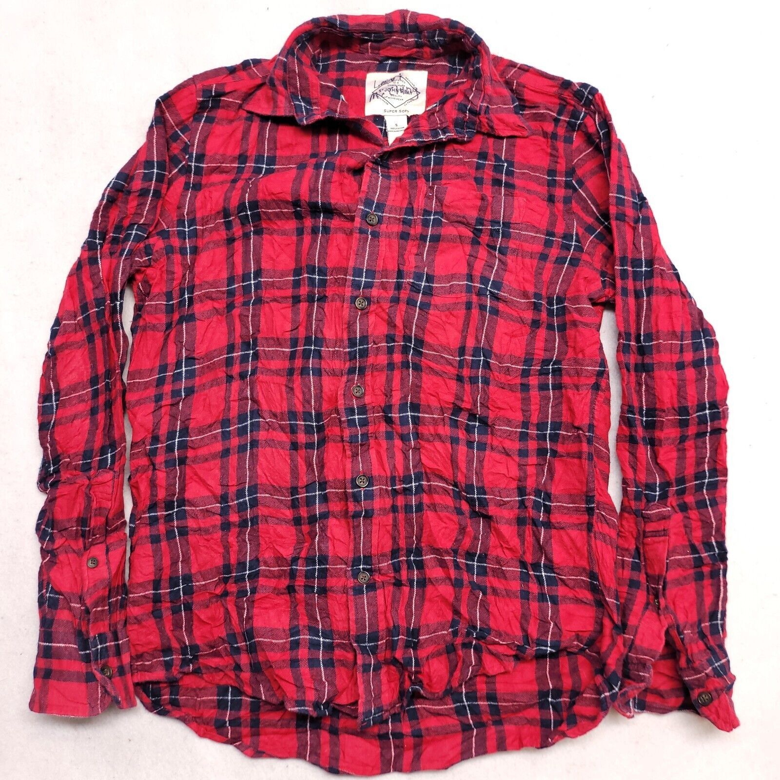 St. Johns Bay St Johns Bay Buffalo Check Flannel Shirt Mens Size S Red Size US S / EU 44-46 / 1 - 2 Thumbnail