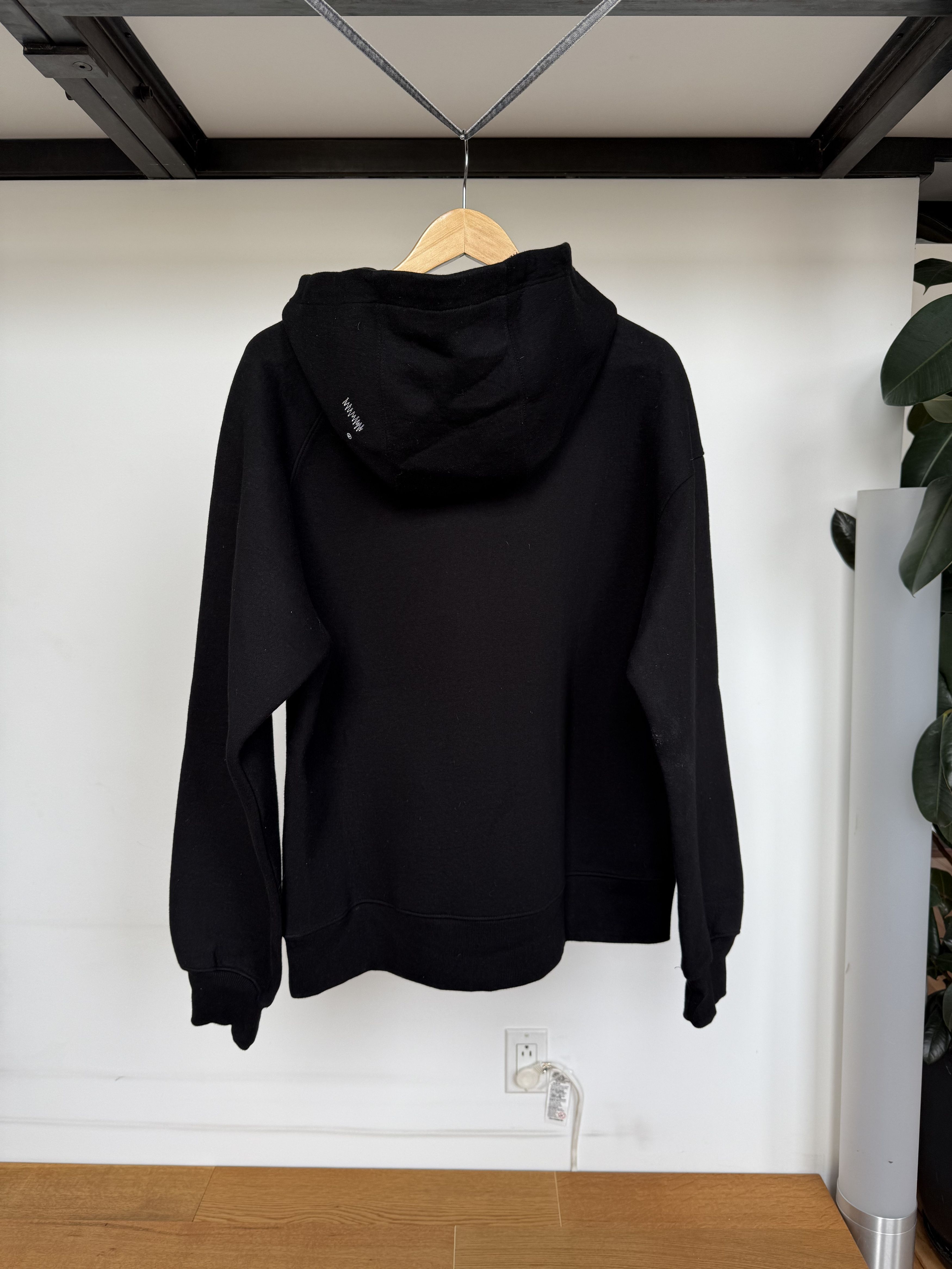 Ader Error SSENSE Exclusive Black ASCC Unbalanced Yoke Hoodie Size US L / EU 52-54 / 3 - 2 Thumbnail