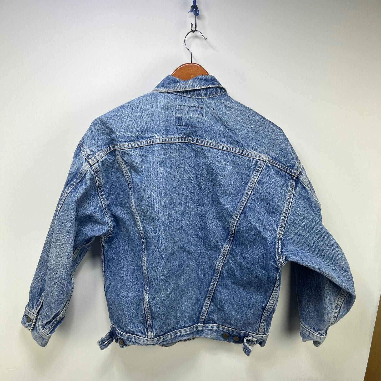 Levi's Vintage 80s Levis White Tab Denim Jacket Medium Trucker Size US M / EU 48-50 / 2 - 9 Thumbnail