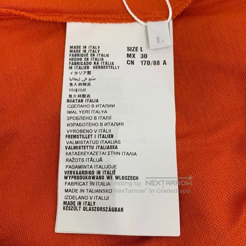 Prada Orange Prada Cotton Short Sleeve Polo Shirt. Size US L / EU 52-54 / 3 - 7 Thumbnail