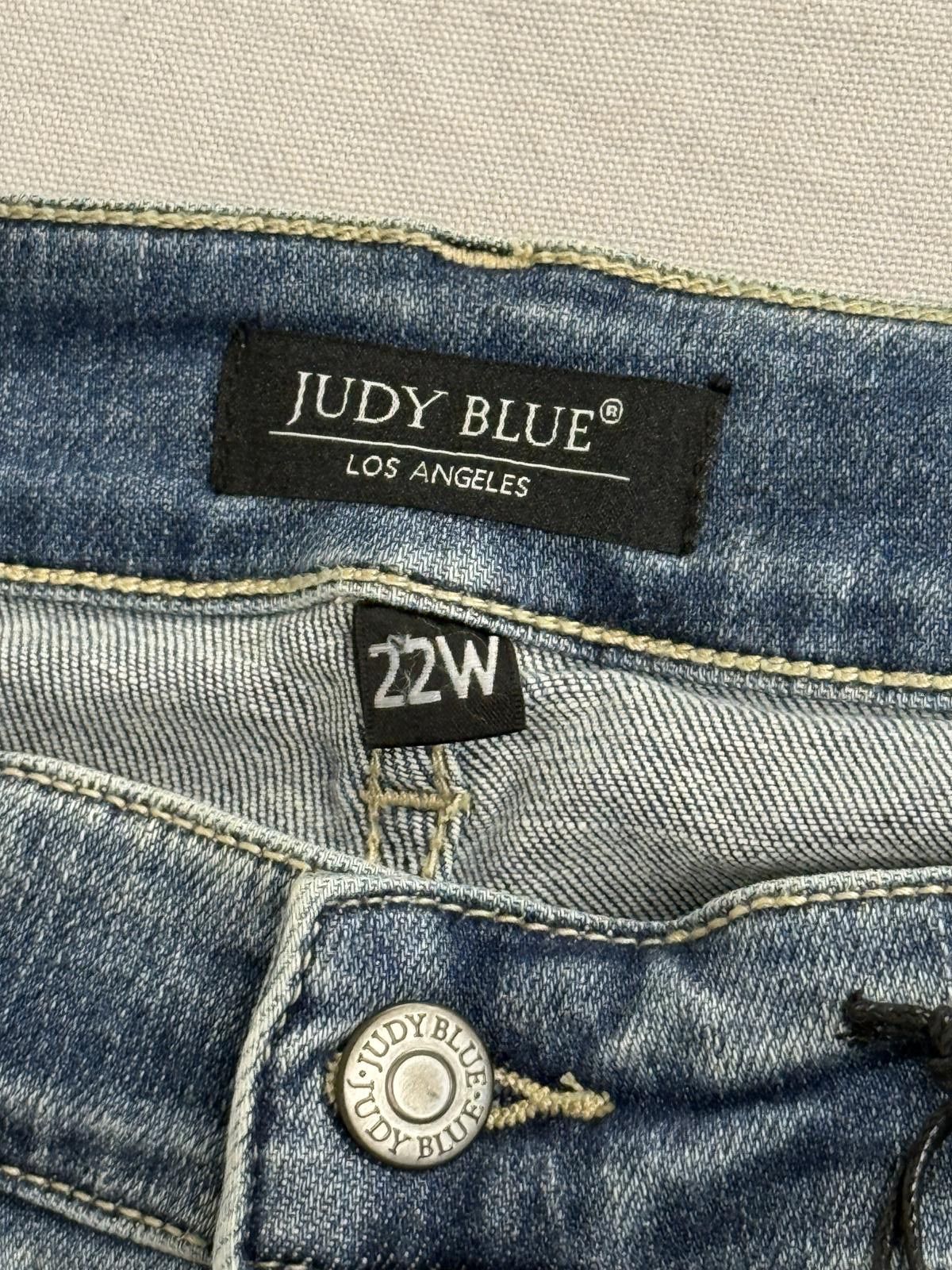 Other Judy Blue Jeans Mason Hi-Rise Skinny Destroyed NWT Size 22W Size 42" / US 20 - 3 Thumbnail