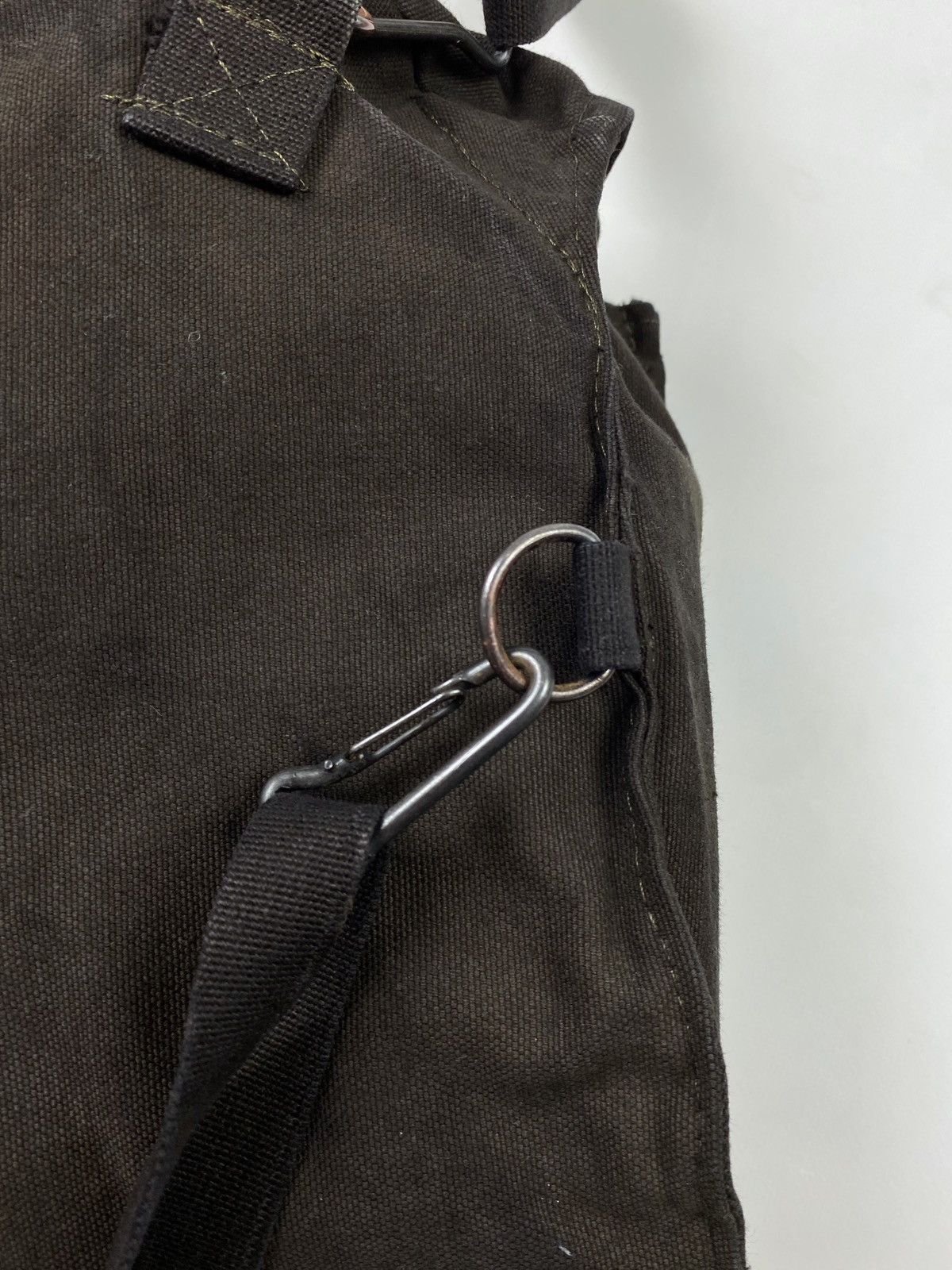 Vintage 80’s Vintage Garment Dyed Finnish Army Canvas Shoulder Bag Size ONE SIZE - 9 Thumbnail