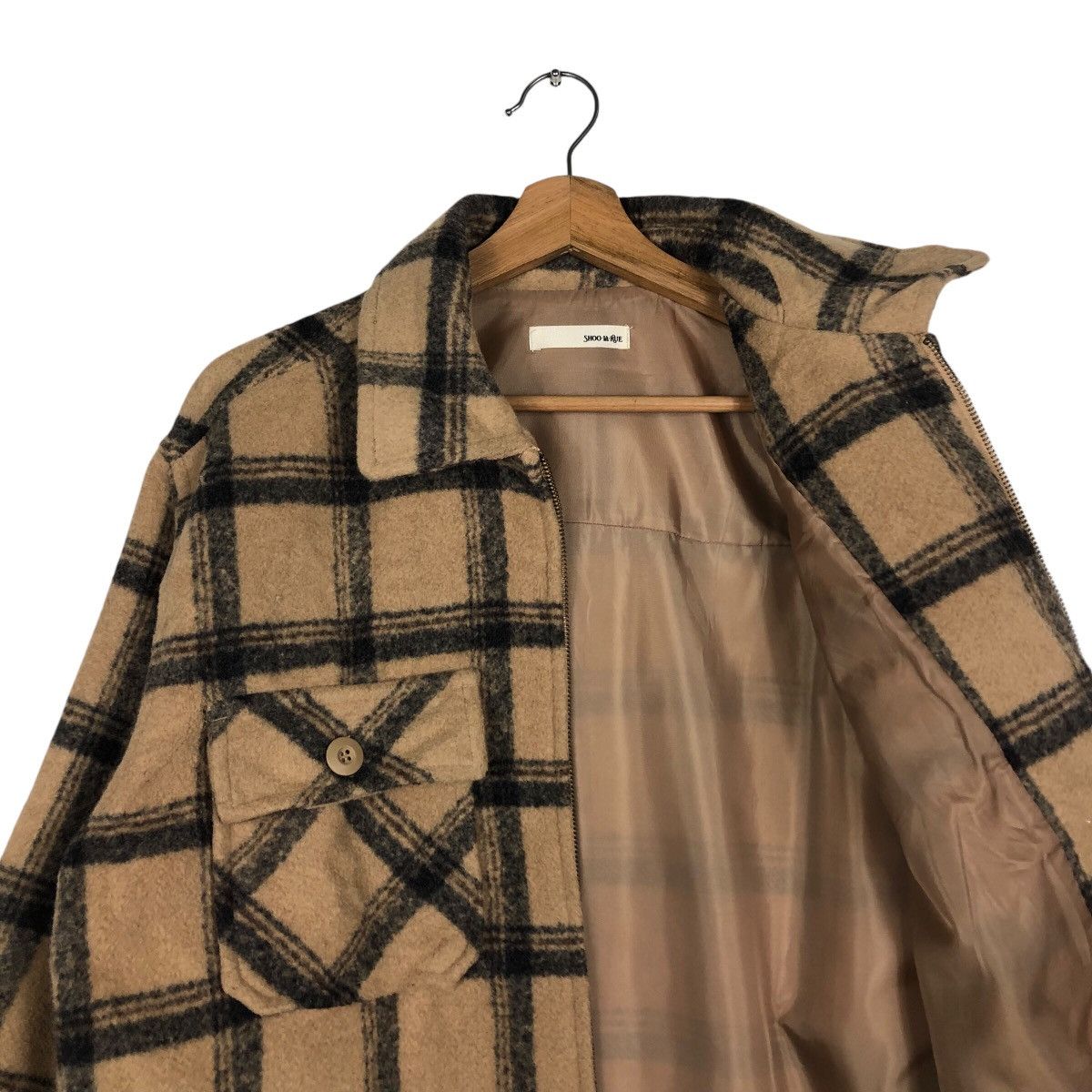 Japanese Brand × Vintage 📌Vintage Work Chore Jacket Zipper Sho Japan Tartan Design Size US M / EU 48-50 / 2 - 13 Thumbnail