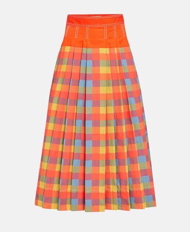 スカート TORY BURCH Woman Skirt Blue 169354 417 Tory Burch TORY BURCH Women Mid Skirts 169354 417 Blue | Grailed