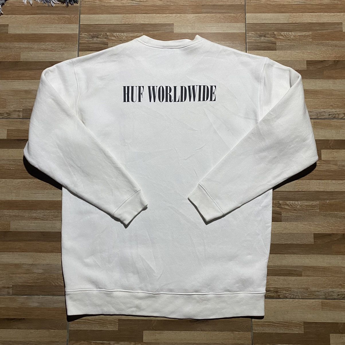 Huf HUF Skateboarding The Lick Logo Sweatshirt Size US L / EU 52-54 / 3 - 2 Thumbnail