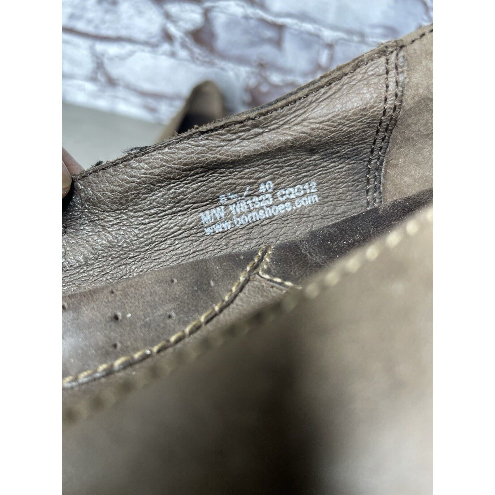 Born Born Handcrafted Brown Leather MaryJane Strap Comfort Shoes Size US 8.5 / IT 38.5 - 7 Thumbnail