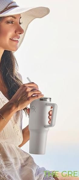 NBDN Nobrandedon Insulated Tumbler With Lid And Straw, 40oz. Handle Cold 12hr Size ONE SIZE - 4 Thumbnail