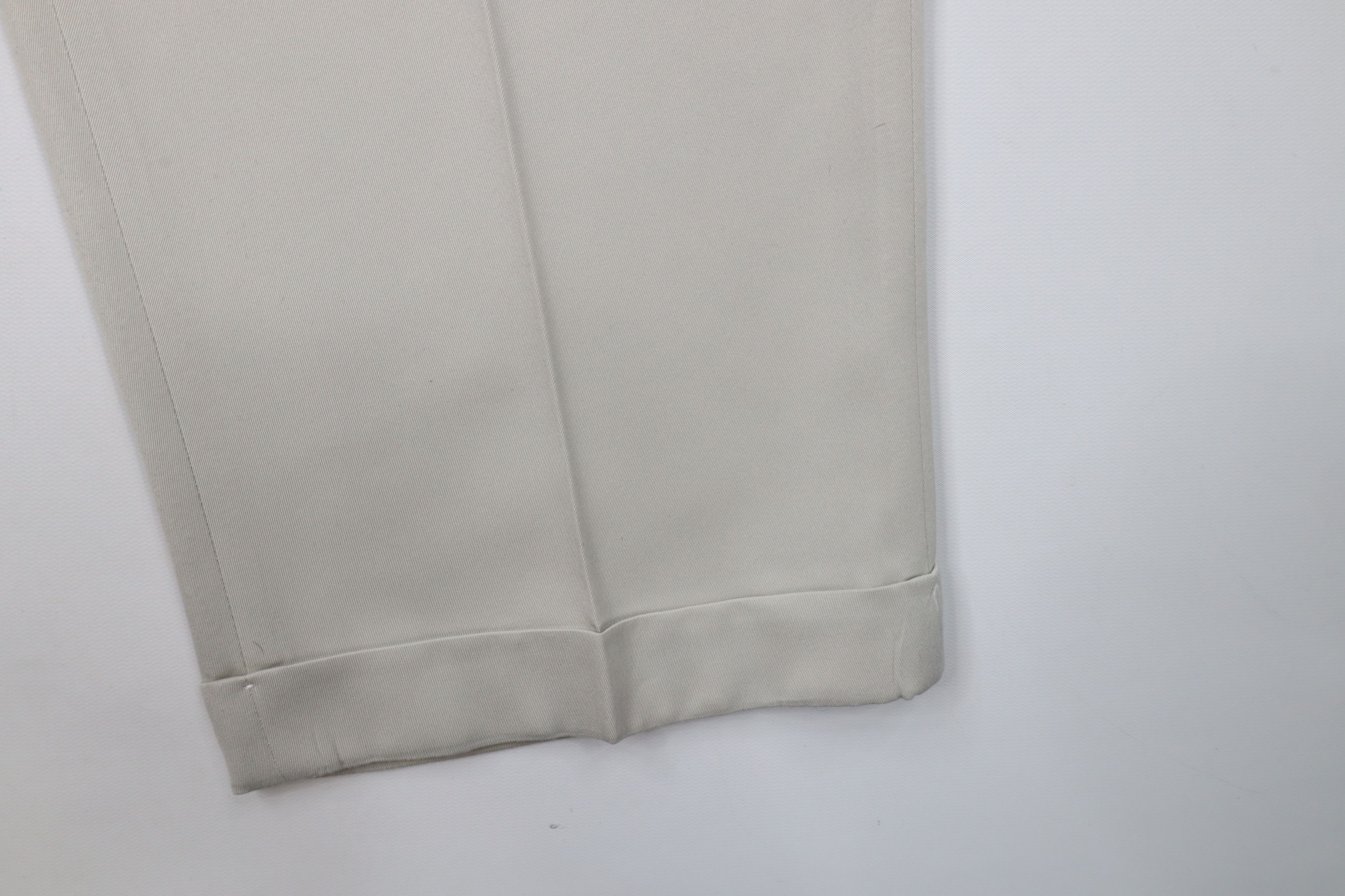Ralph Lauren × Vintage Vintage 90s Ralph Lauren Cuffed Wide Leg Chino Pants Beige Size US 36 / EU 52 - 5 Thumbnail