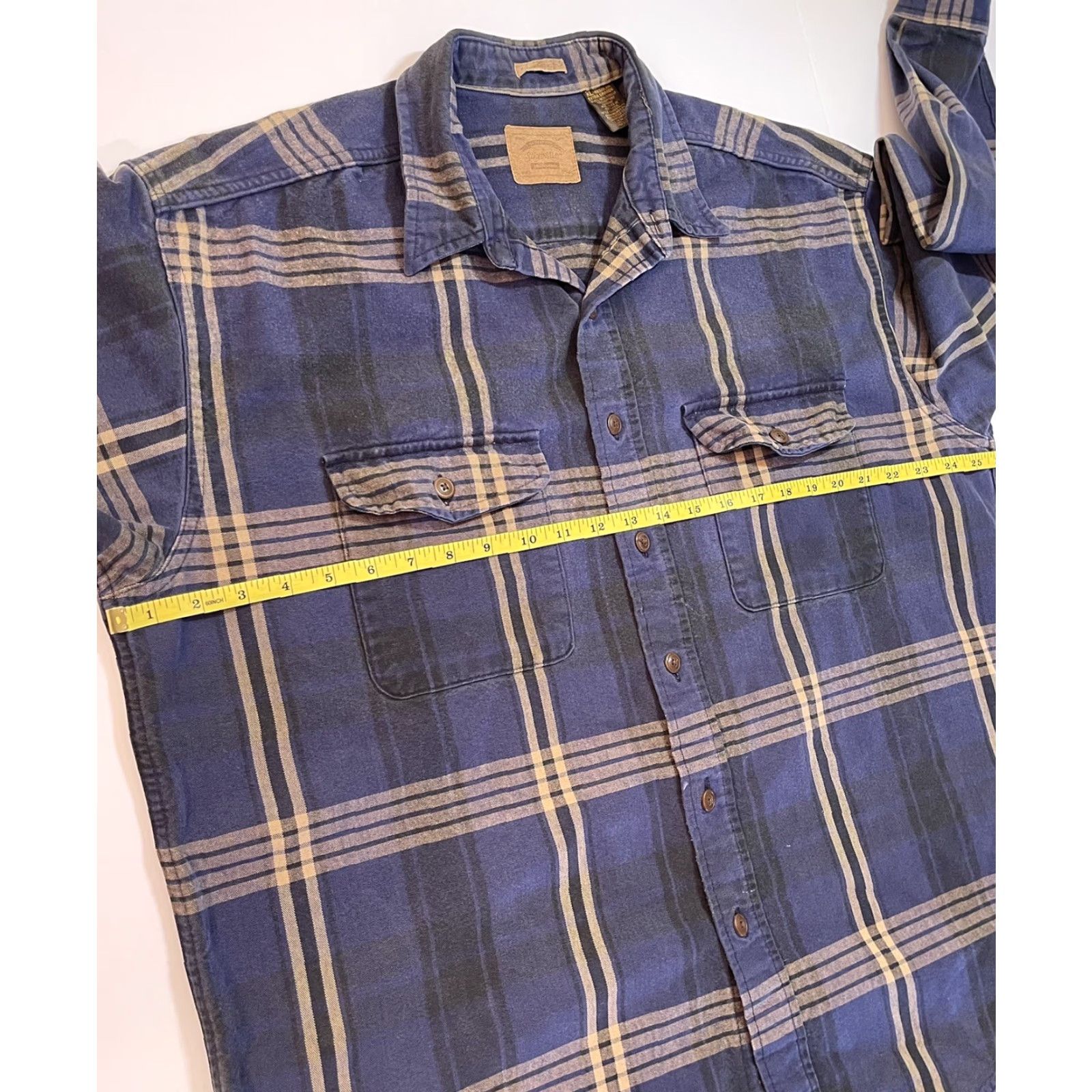 Vintage VINTAGE St. John's Bay Button-Down Shirt Outdoor Plaid Blue XL Men Size US XL / EU 56 / 4 - 5 Thumbnail
