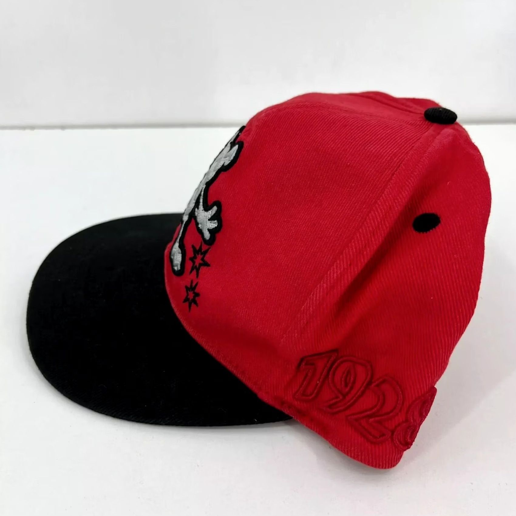 Disney Disney Parks Snapback Hat Mens One Size Red Mickey Mouse Logo 1928 Cap Size ONE SIZE - 4 Thumbnail