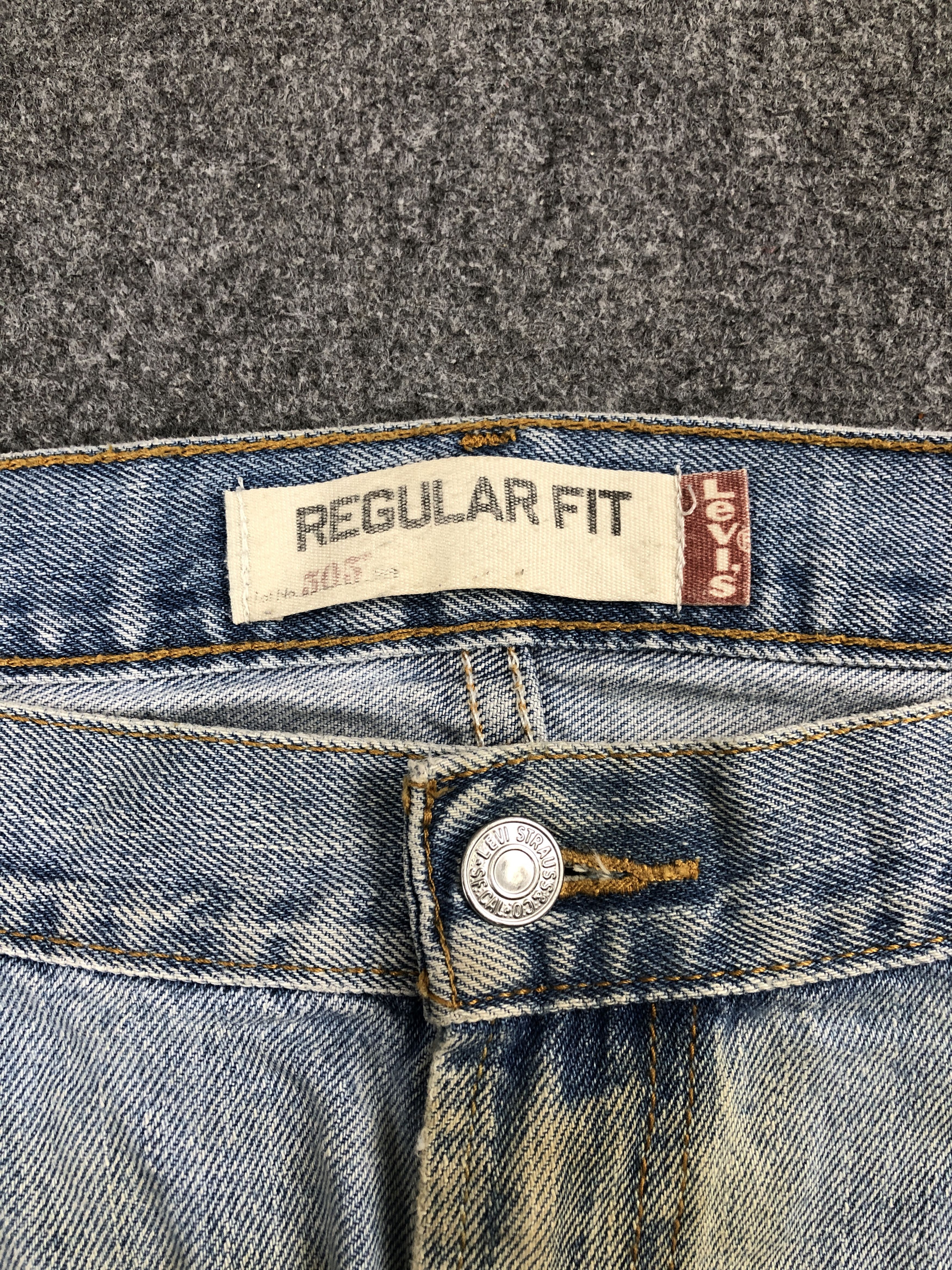 Levi's Vintage Levis 505 Light Wash Jeans DP2446 Size US 41 - 9 Thumbnail