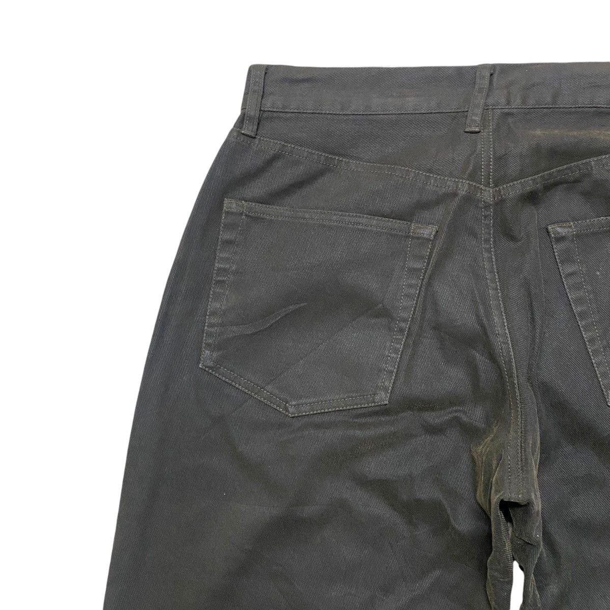 PPFM Vintage PPFM Coated Waxed Baggy Jeans Size US 30 / EU 46 - 10 Thumbnail