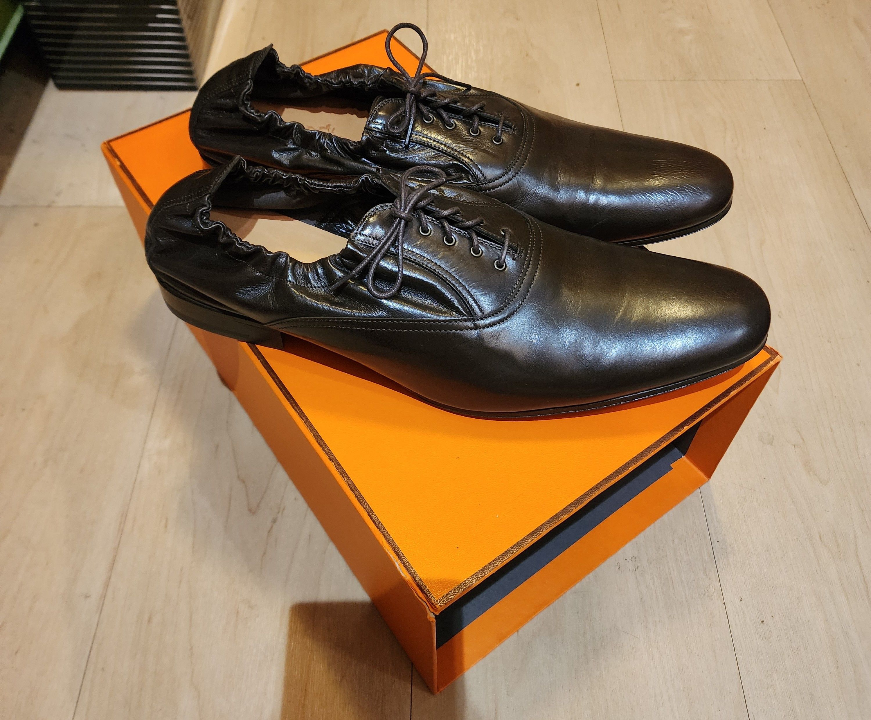 Hermes Hermes exotic leather lace-ups size 44 Size US 11 / EU 44 - 20 Thumbnail