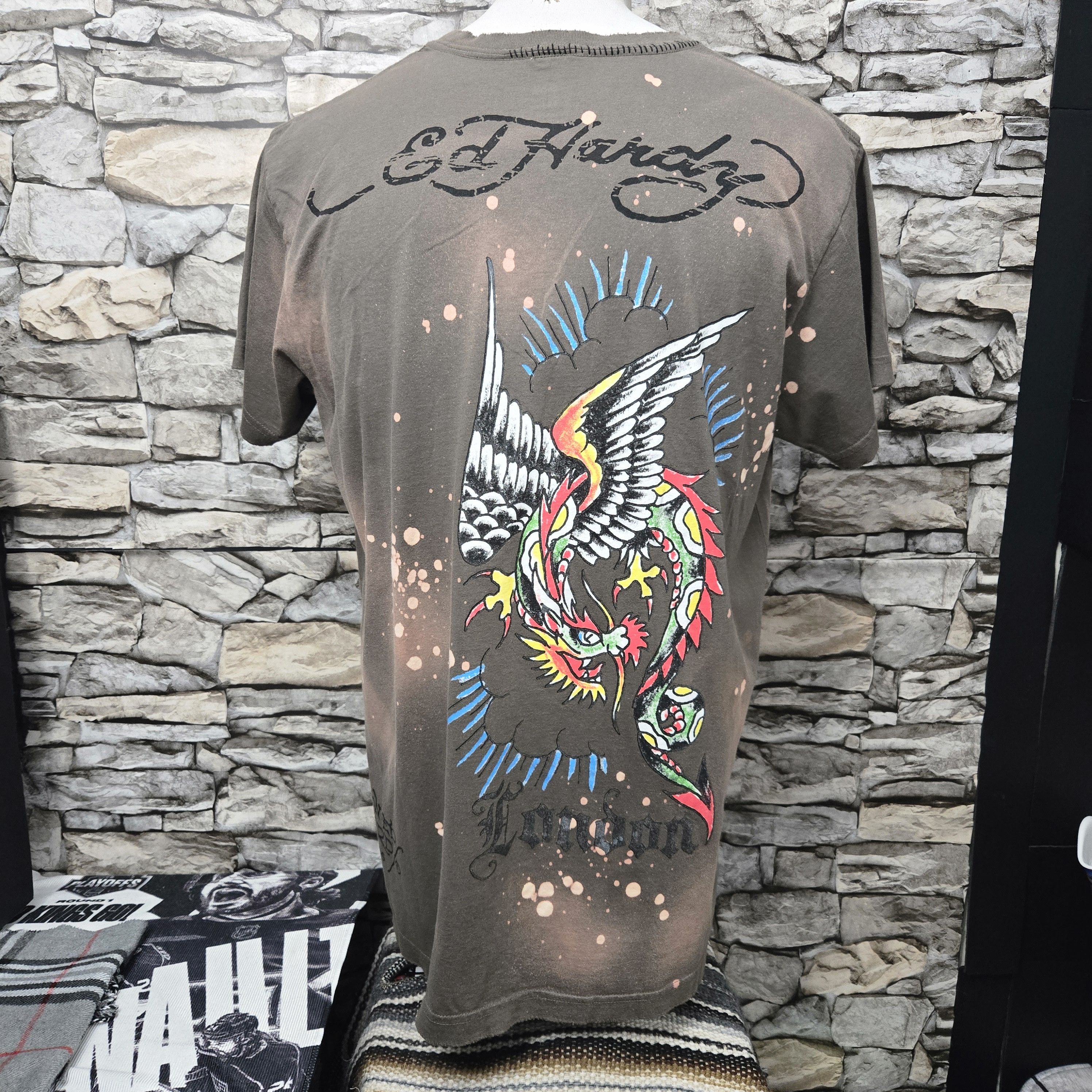 Ed Hardy Ed Hardy by Christian Audigier men XL vintage tie dye skull Size US L / EU 52-54 / 3 - 3 Thumbnail