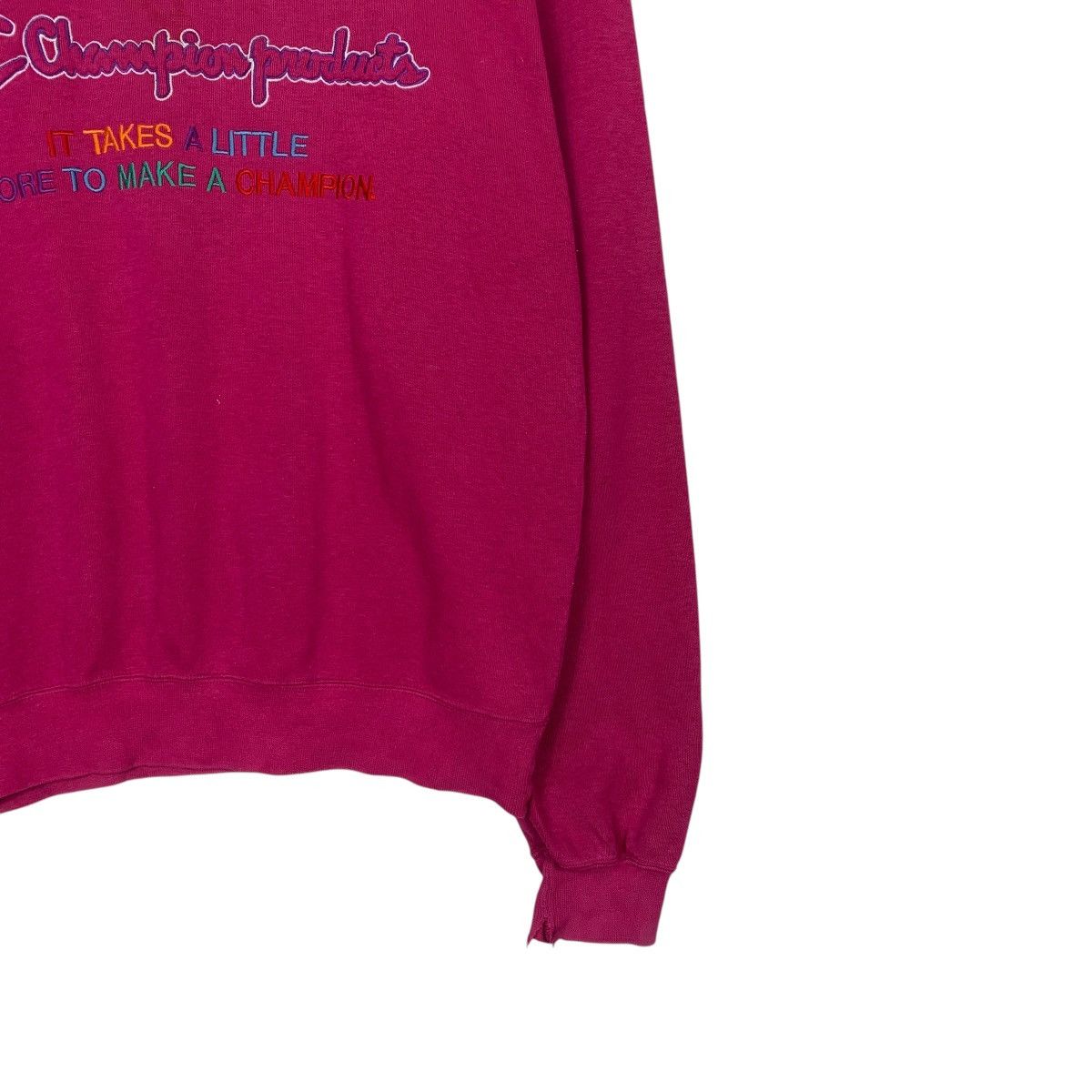 Champion Vintage Champion Products Big Logo Pink Sweatshirt Size US M / EU 48-50 / 2 - 4 Thumbnail