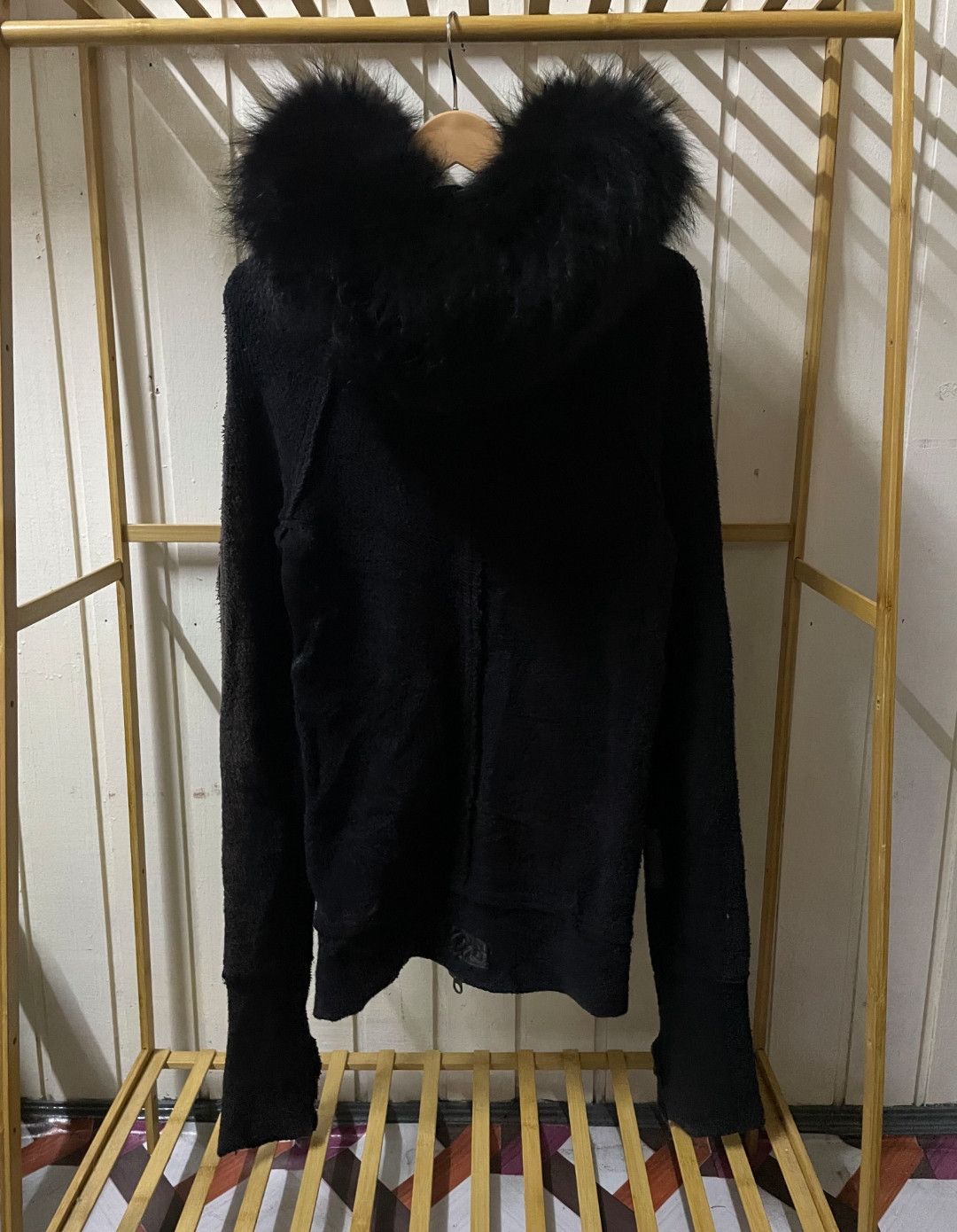 Le Grande Bleu (L.G.B.) L.G.B Black Reversible Fur Parka (size 1!!!) Size US M / EU 48-50 / 2 - 4 Thumbnail