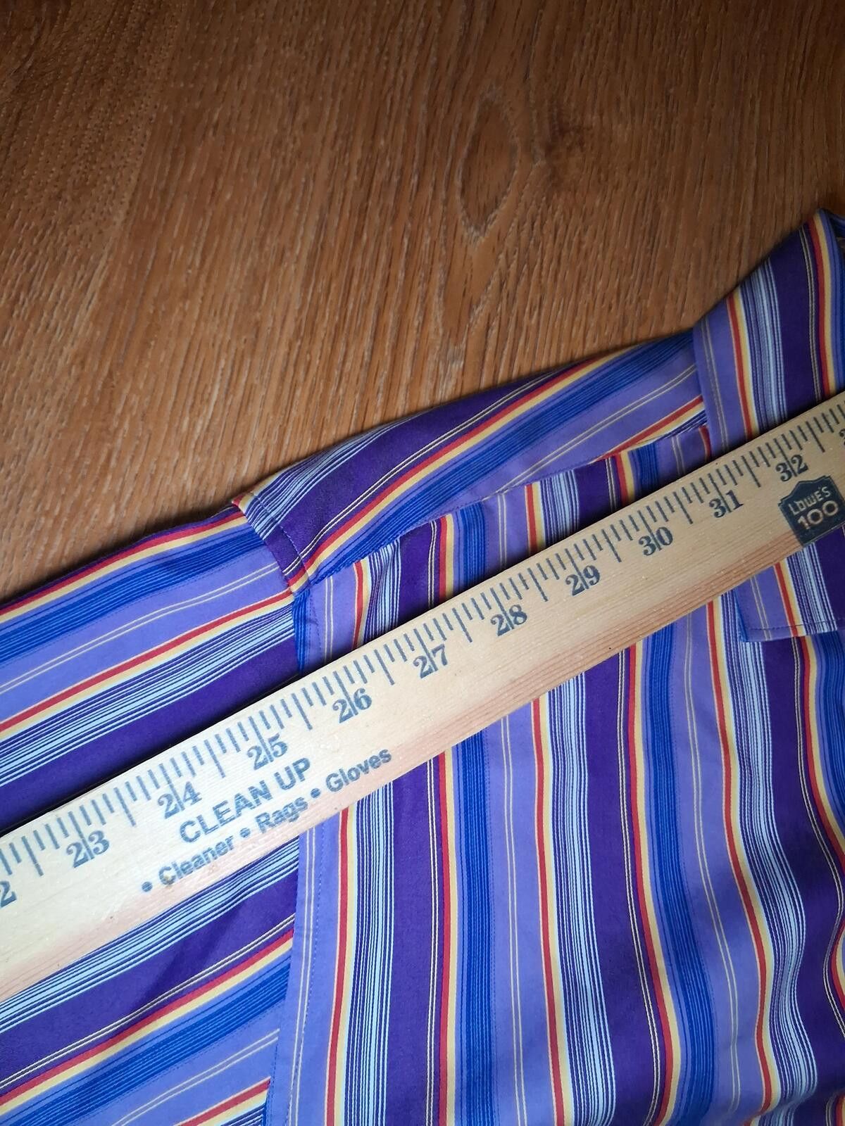 Robert Graham Robert Graham Shirt XL Multicolor Striped Cotton Flip Cuff Size US XL / EU 56 / 4 - 10 Thumbnail