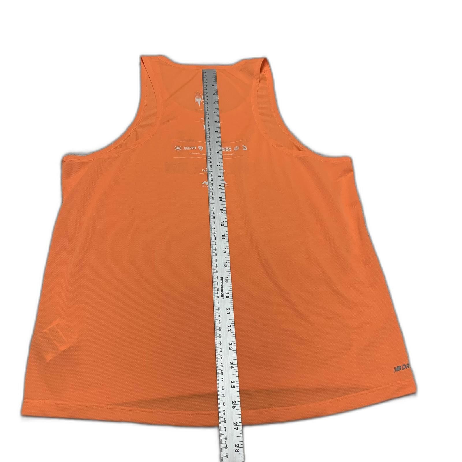 New Balance New Balance Men's Medium Orange Pride Run Tank Top Size ONE SIZE - 11 Thumbnail