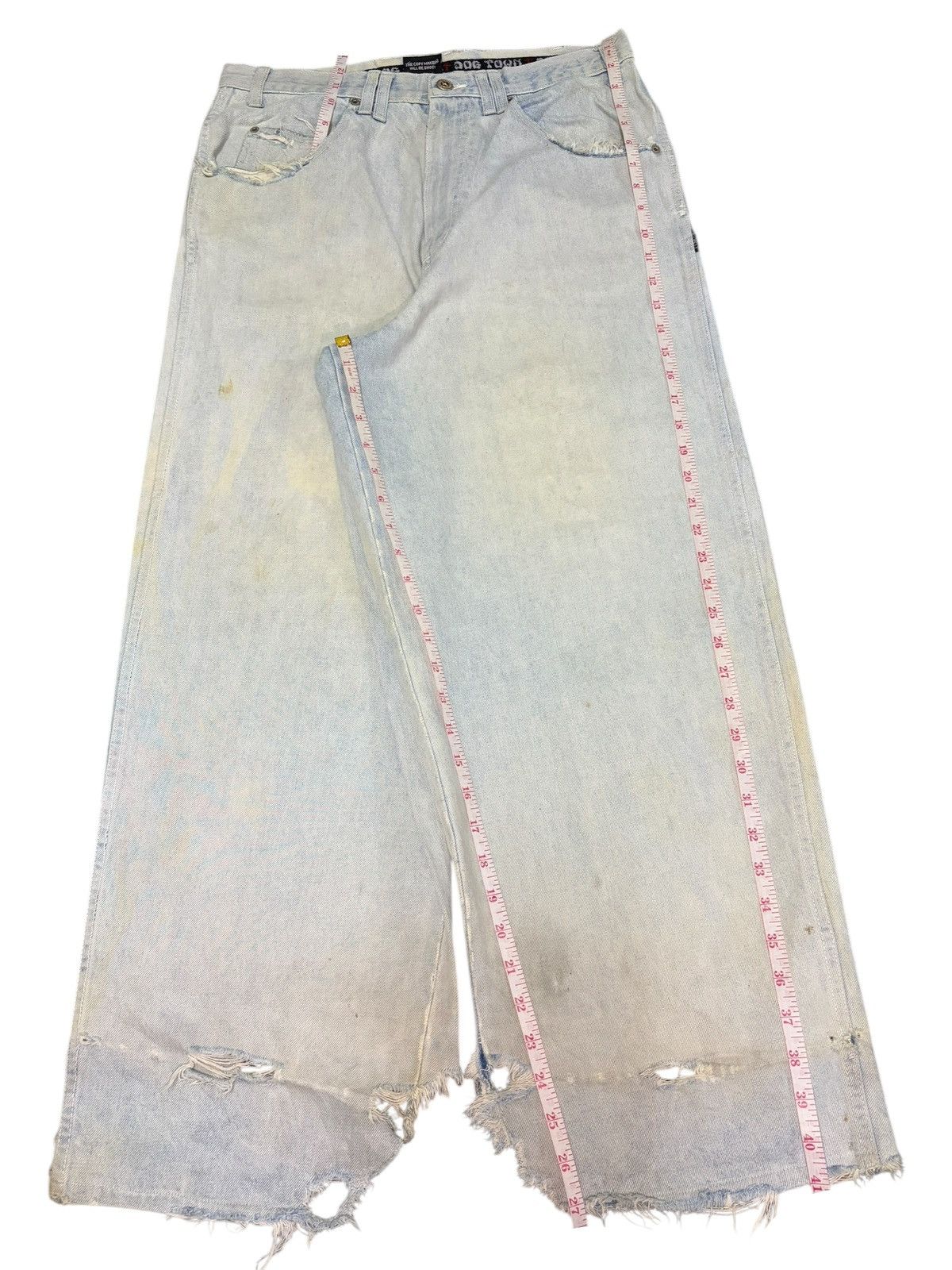 Dogtown Vintage Dog Town Skate Distressed Baggy Jeans Size US 33 - 7 Thumbnail