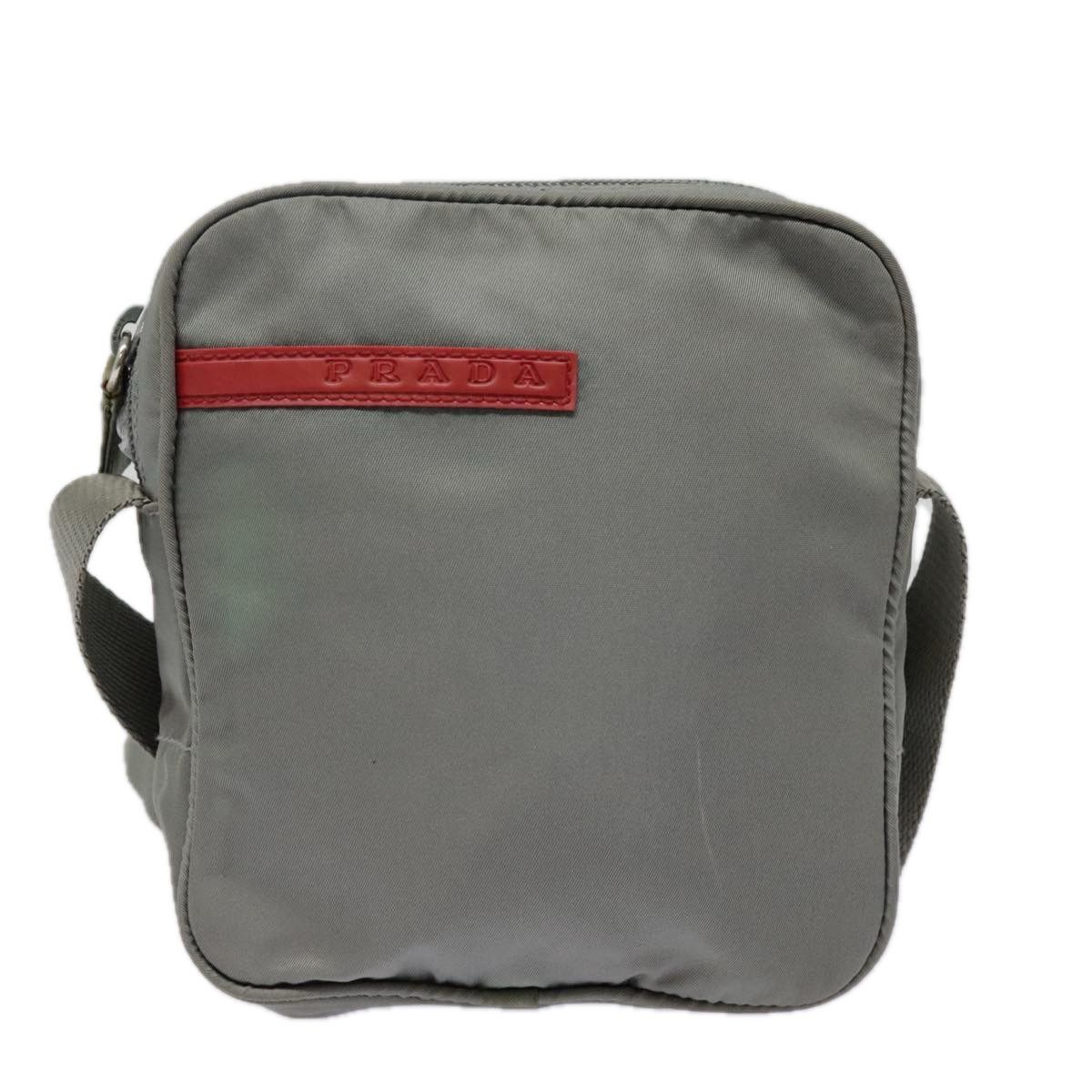Prada Sports Grey Synthetic Shoulder Bag (Pre-Owned) Size ONE SIZE - 1 Thumbnail