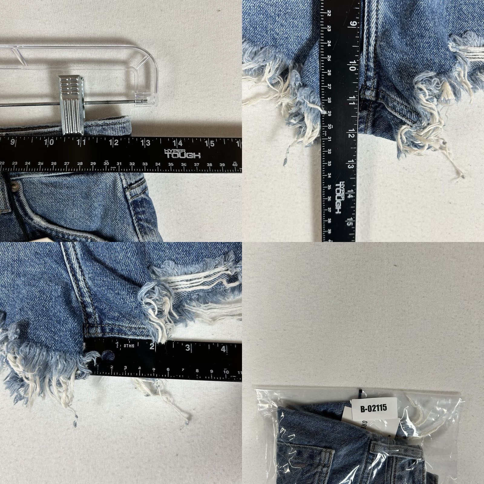 Forever 21 FOREVER 21 NEW Retro High Rise Jean Shorts Women's 24 Blue Denim Casual NWT Size 42" / US 20 - 8 Thumbnail