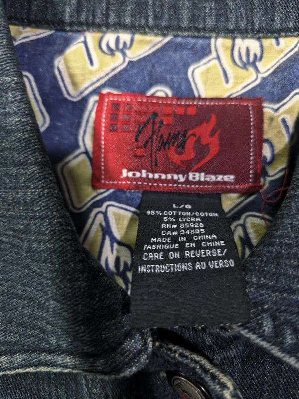 Hysteric Glamour × Miss Sixty 00s y2k johnny blaze long denim jacket trench rare Size L / US 10 / IT 46 - 5 Thumbnail