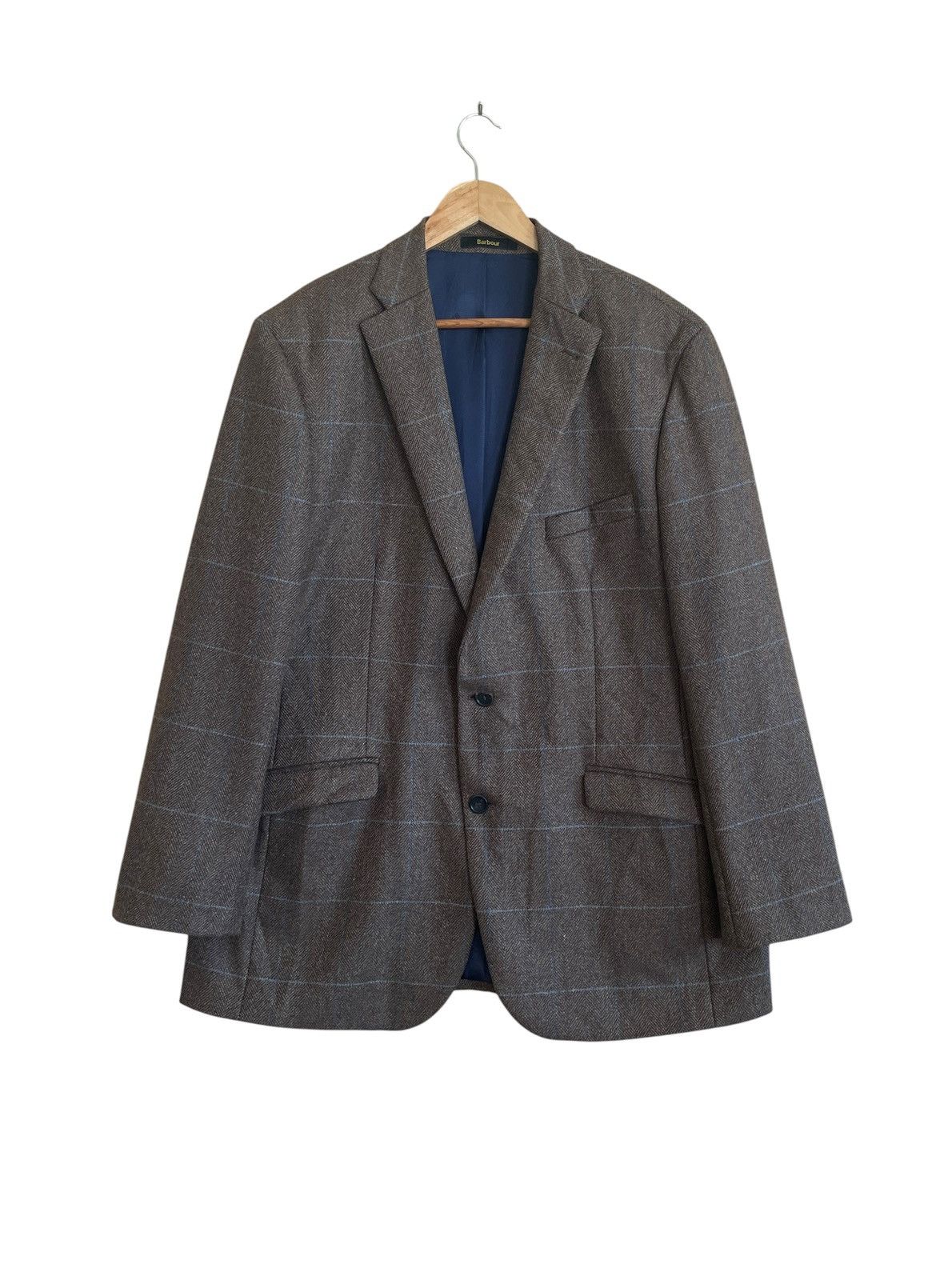 Barbour Vintage Brand Barbour Wool Jacket 1990s Size US L / EU 52-54 / 3 - 1 Thumbnail