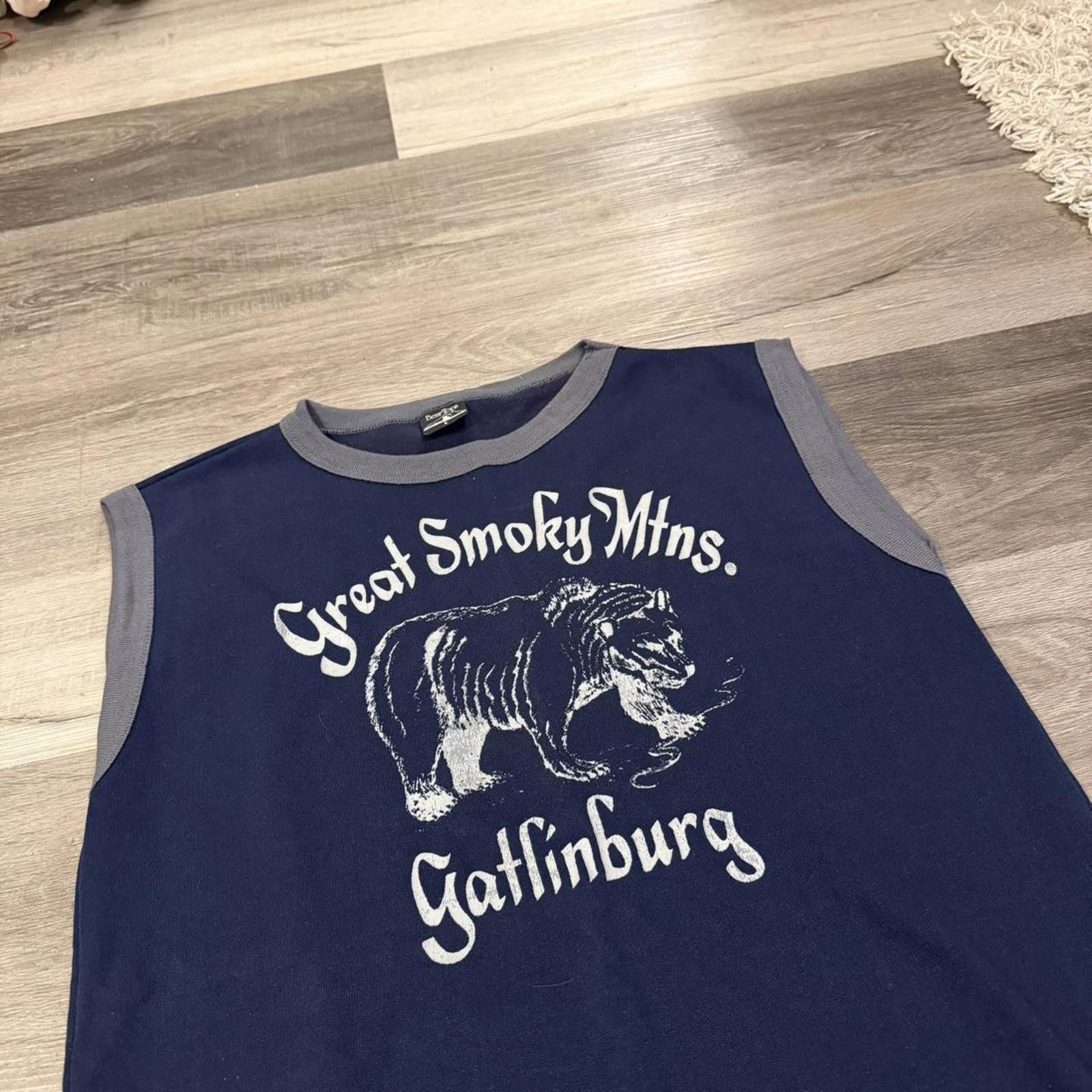 Other Vintage great Smokey mountains gatlinburg tank top shirt 80s Size US L / EU 52-54 / 3 - 1 Thumbnail