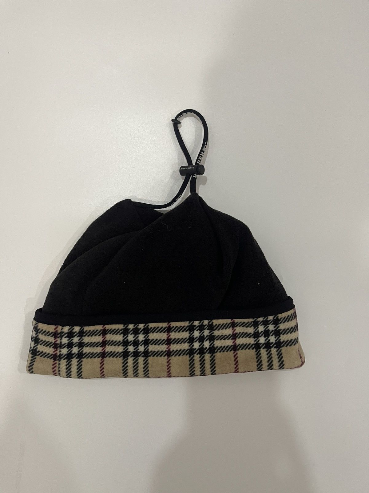 Burberry Burberry Check Cashmere belnd Beanie Size ONE SIZE - 2 Thumbnail