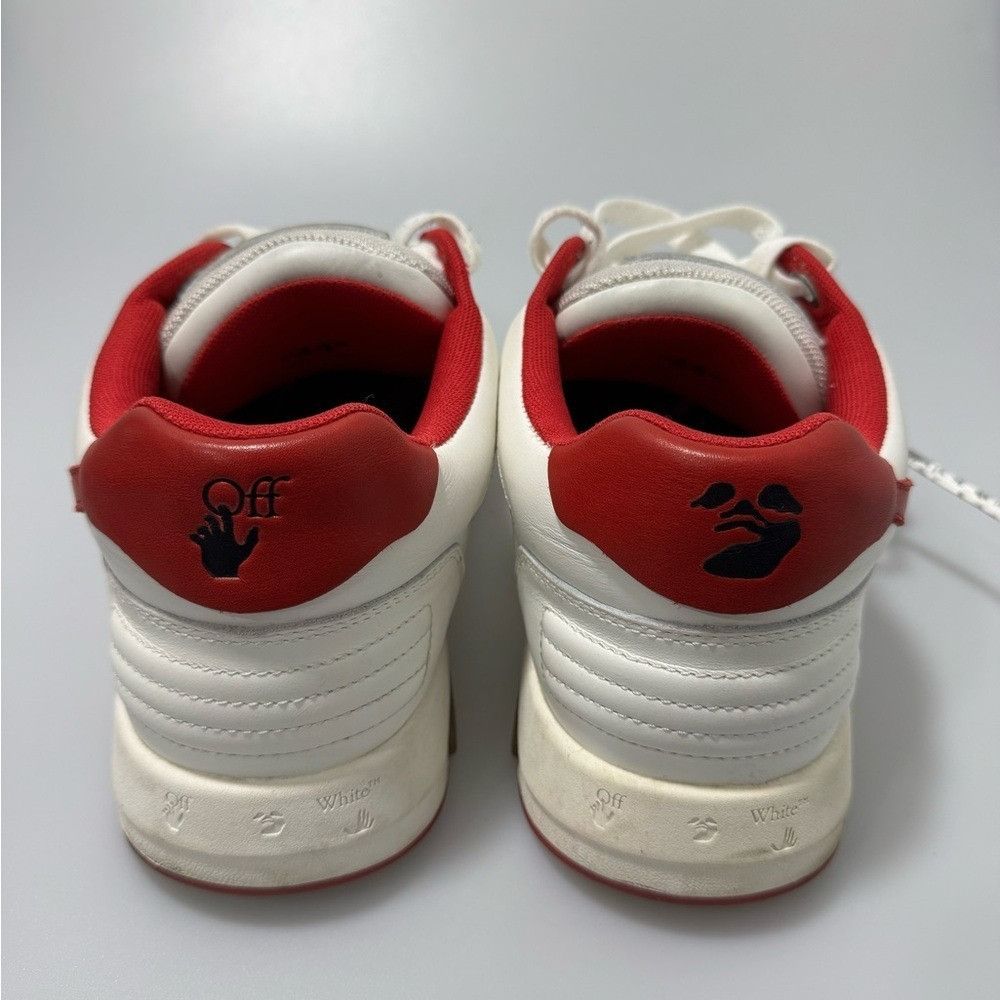 Off-White Off-White Out Of Office Sneakers White Red Men’s Size EU 44/ Size US 11 / EU 44 - 3 Thumbnail